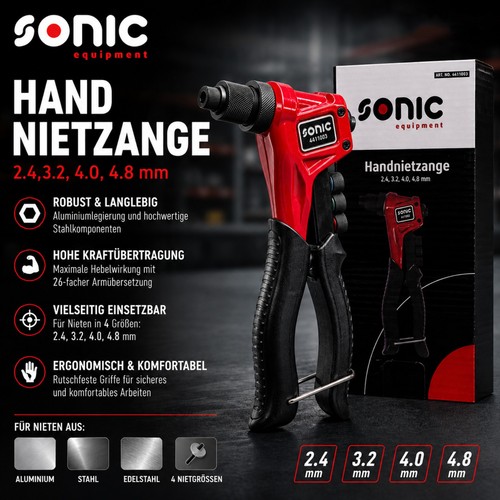 Sonic profi handnietzange für - sonic,