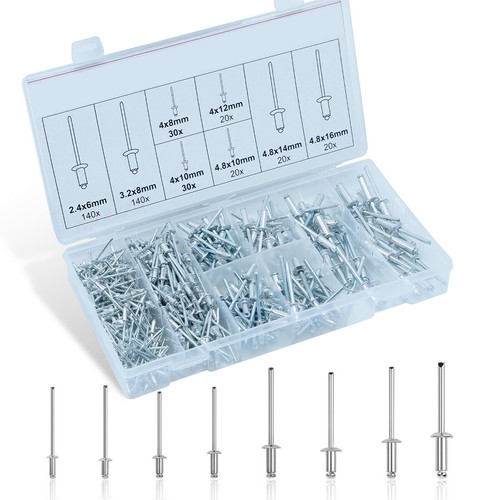420tlg blindnieten set - 420tlg, alu