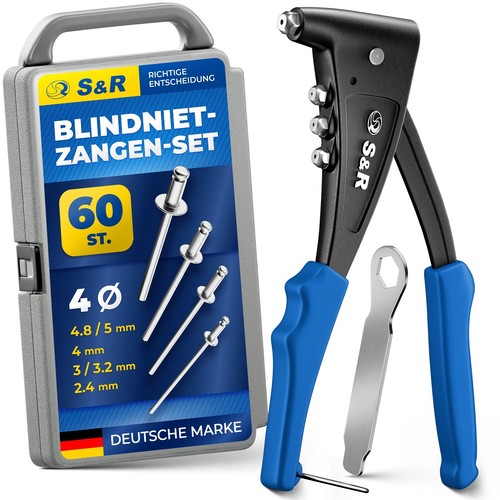 Blindnietzangen set mit - s&r, blindnietzangen-