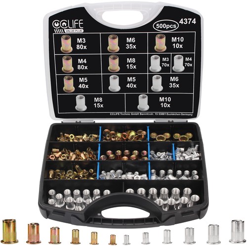 500x nietmuttern set - 500x,