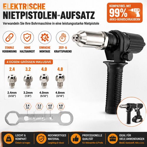 Akkuschrauber blindnietaufsatz - akkuschrauber,